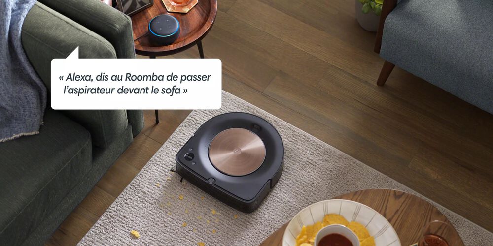 Alexa communiquant avec un Roomba