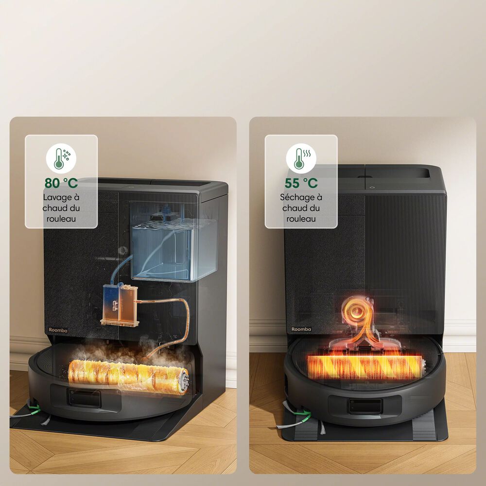Garde automatiquement le rouleau-vadrouille frais pour le prochain nettoyage