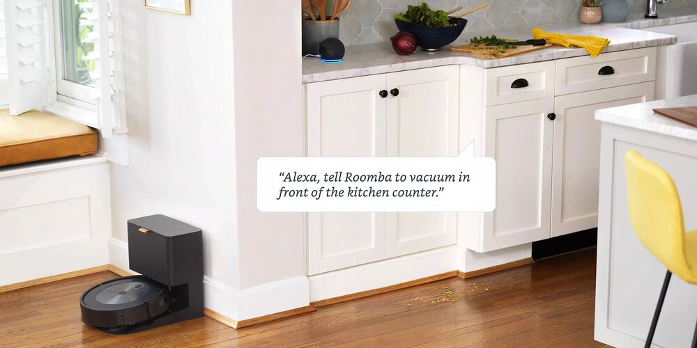 j7+ in kitchen with alexa