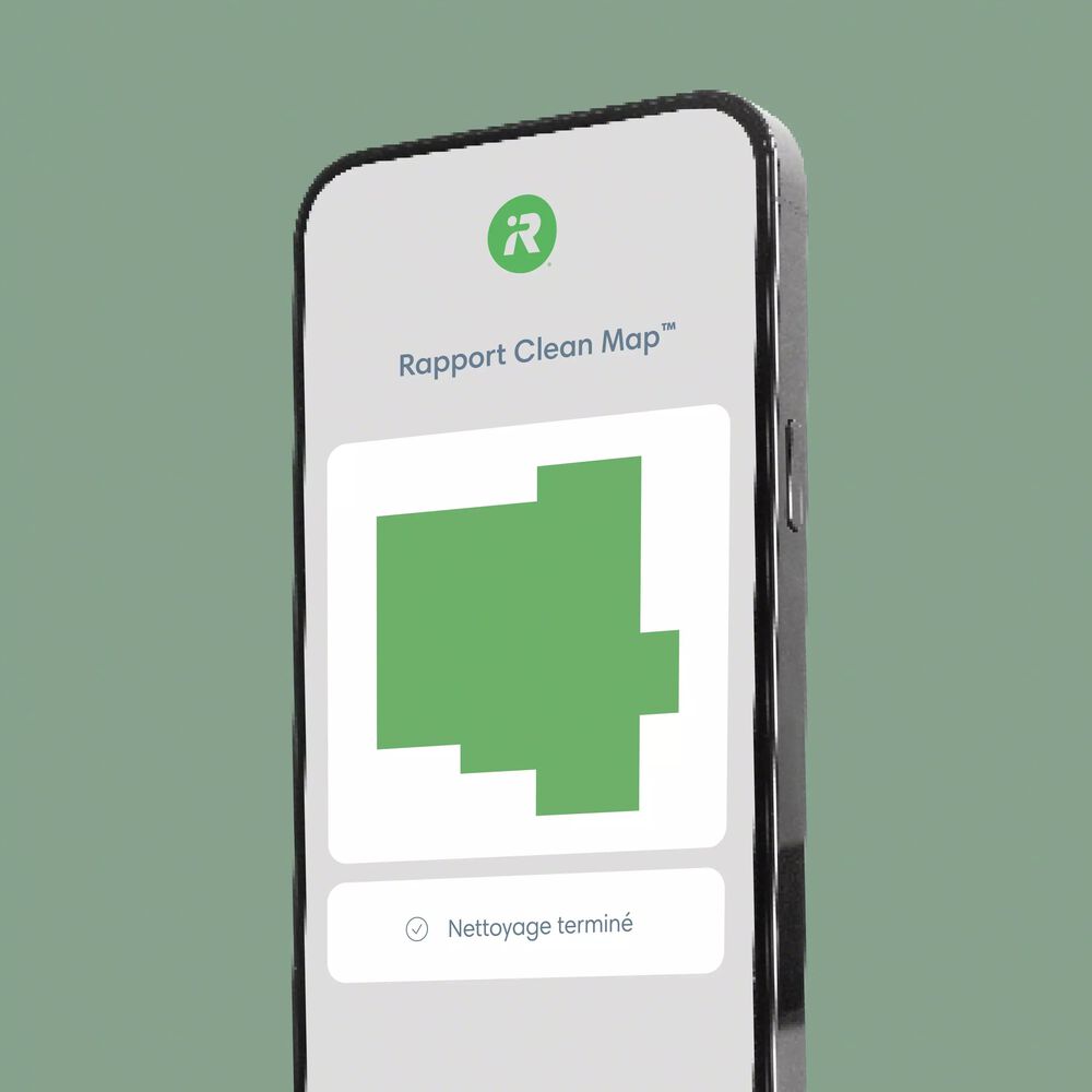 Application iRobot Home facile à utiliser