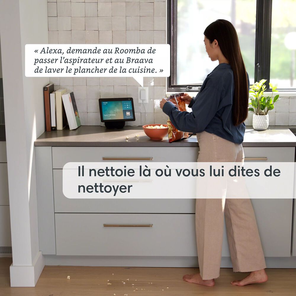 Nettoie l&agrave; o&ugrave; vous lui dites de nettoyer
