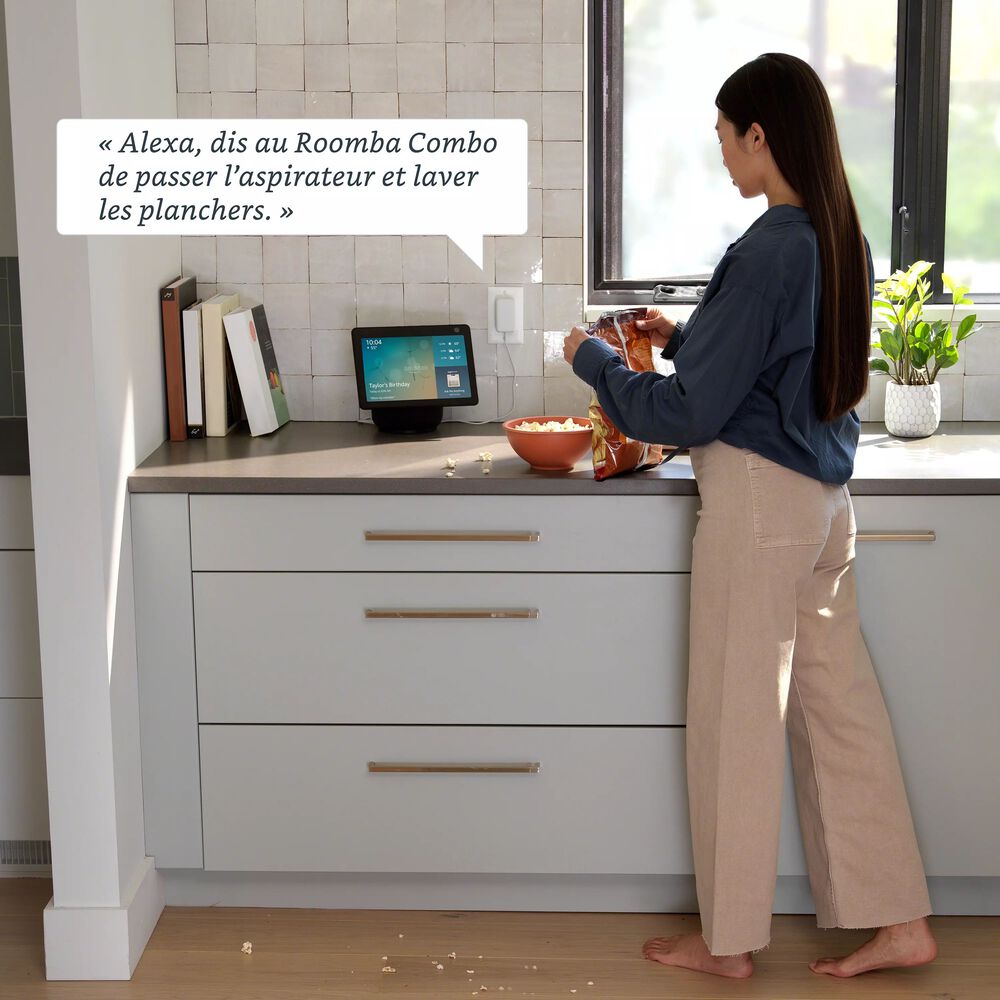 Clean by voice with Alexa, Siri & Google Assistant<sup>4</sup>