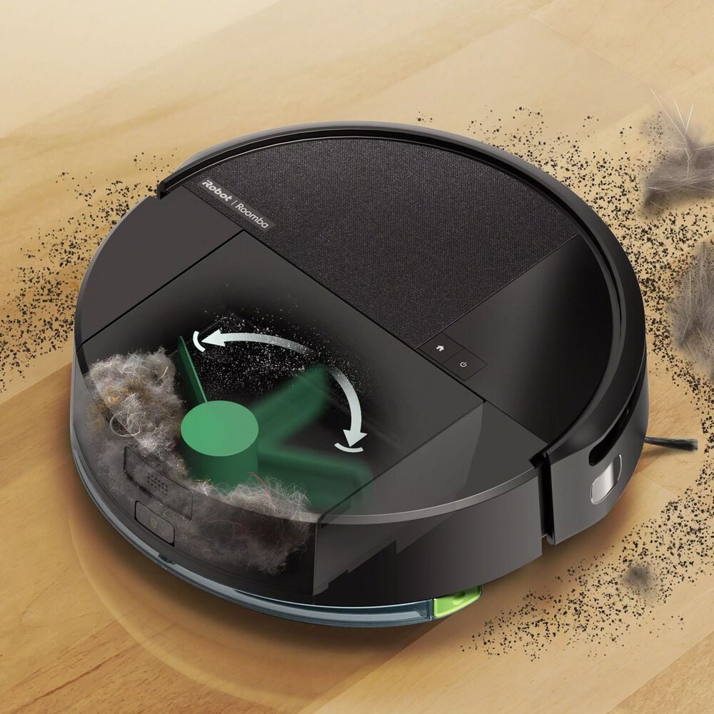 Innovation DustCompactor&trade;. Plus besoin de station gr&acirc;ce au compacteur int&eacute;gr&eacute;.