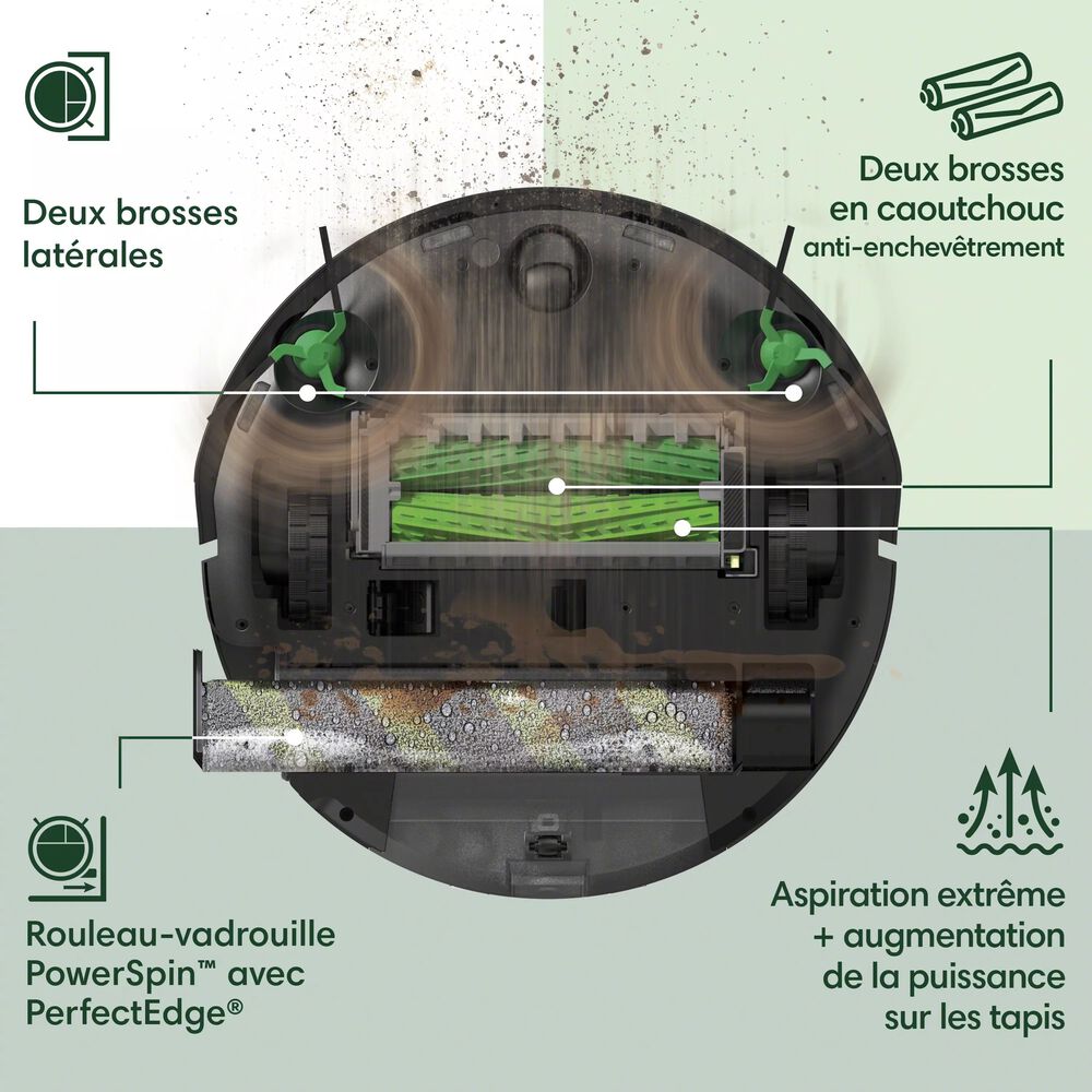 &Eacute;limine les d&eacute;bris d&rsquo;un bord &agrave; l&rsquo;autre
