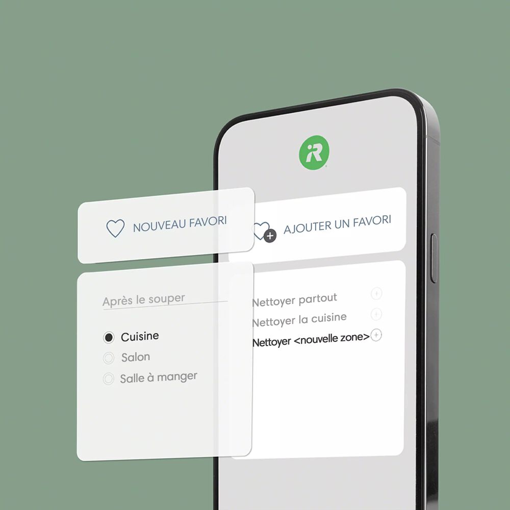 Application iRobot Home facile à utiliser