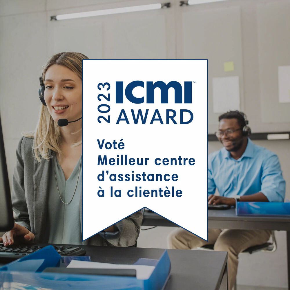Service d’assistance à la clientèle primé