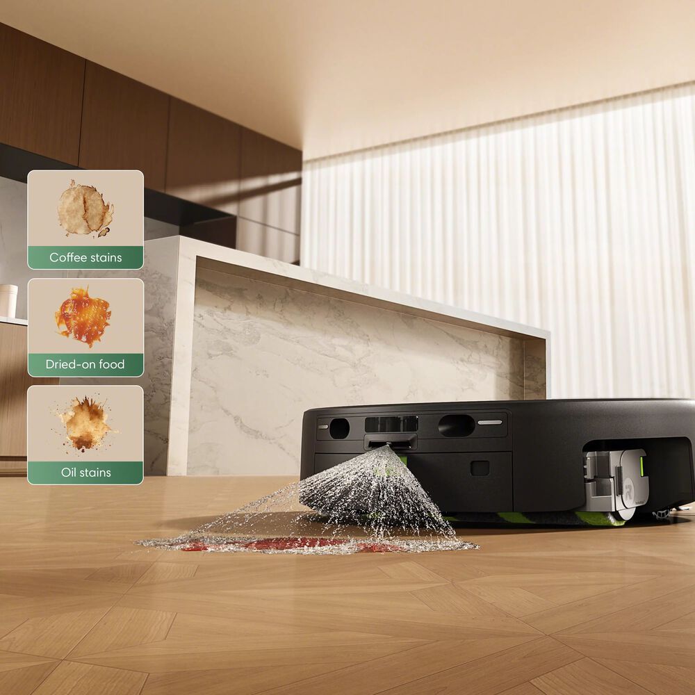 Dissolves tough messes before mopping
