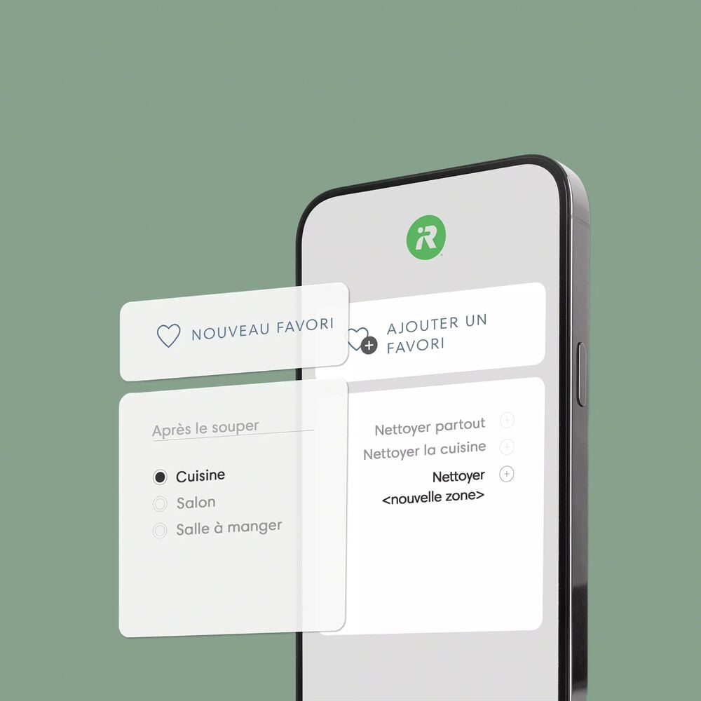Contrôlez tout grâce à l’application iRobot Home