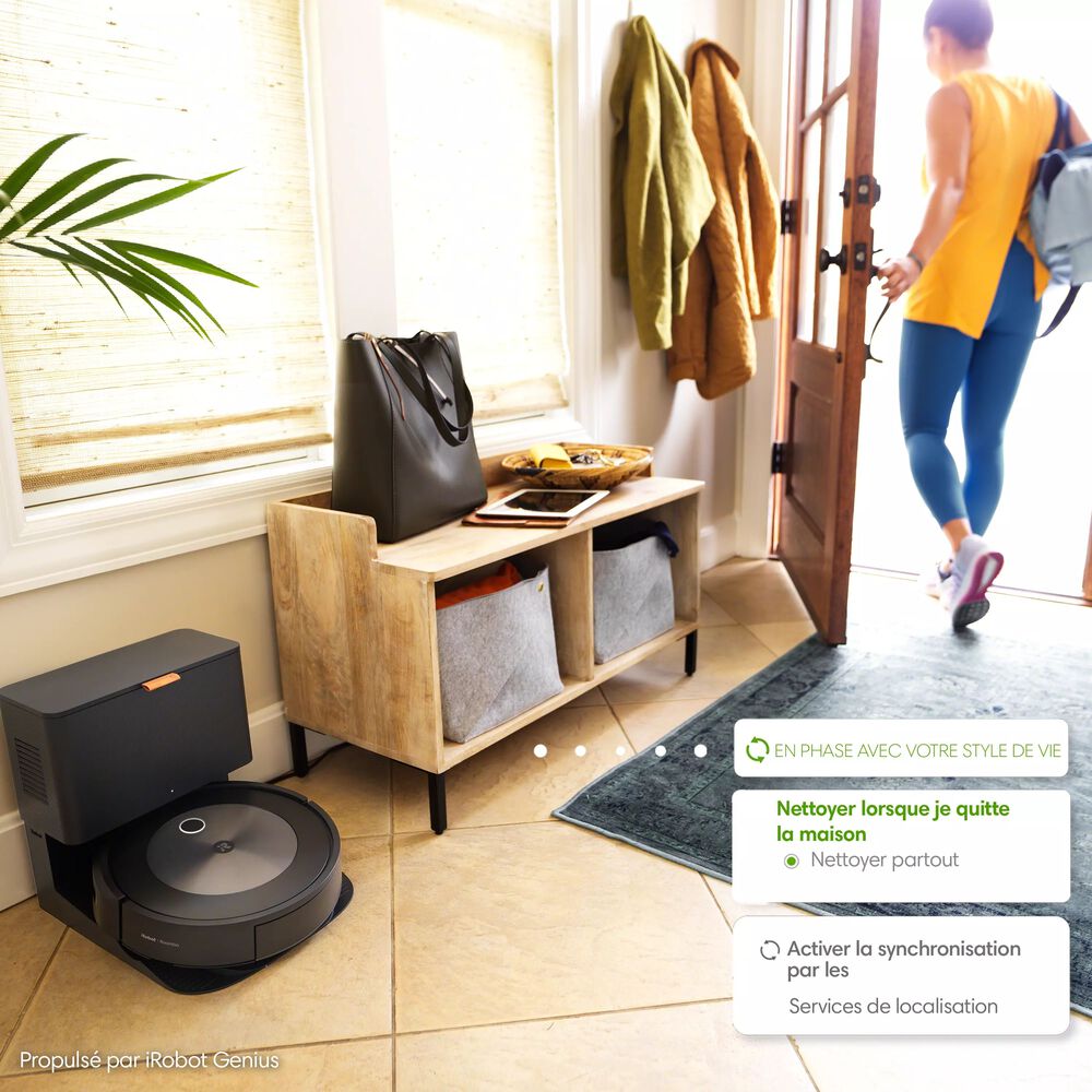 R&eacute;glage pour nettoyer automatiquement lorsque vous &ecirc;tes absent