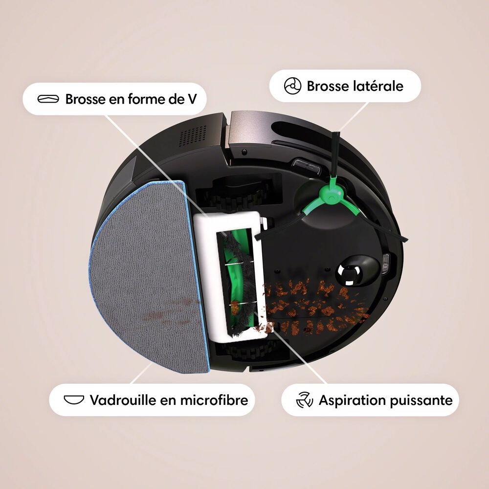 Un nettoyage complet grâce à notre système de nettoyage en 4 étapes