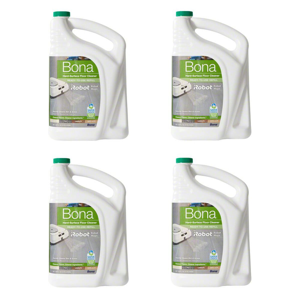 Bona® Hard-Surface Floor Cleaner, 4-Pack, , large image number 0