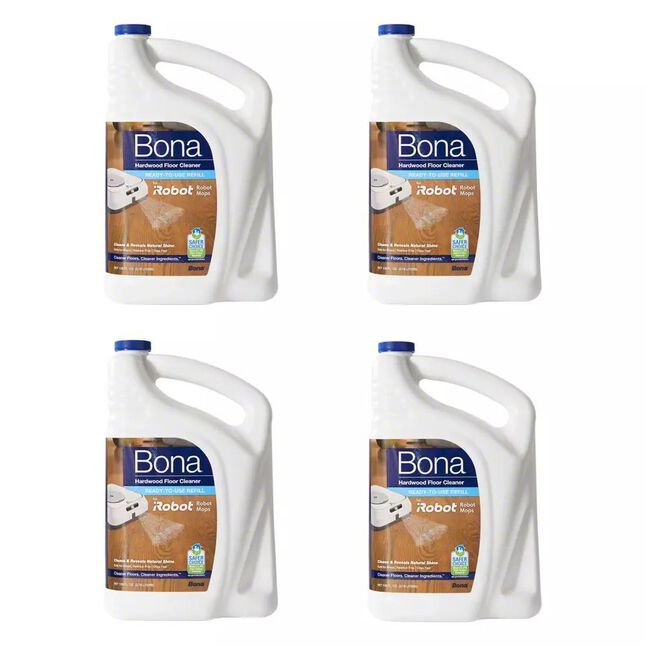 La solution de nettoyage pour bois franc Bona®, paquet de 4
