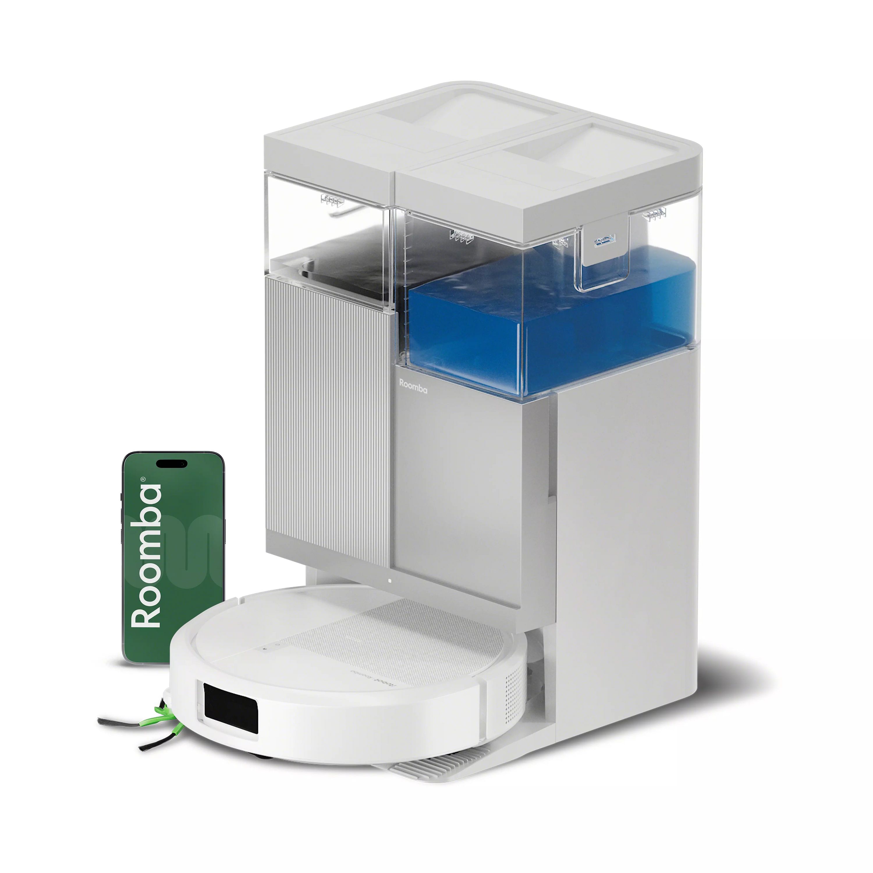 Roomba® Plus 415 Combo Robot Vac + AutoWash™ Dock | Slim Design
