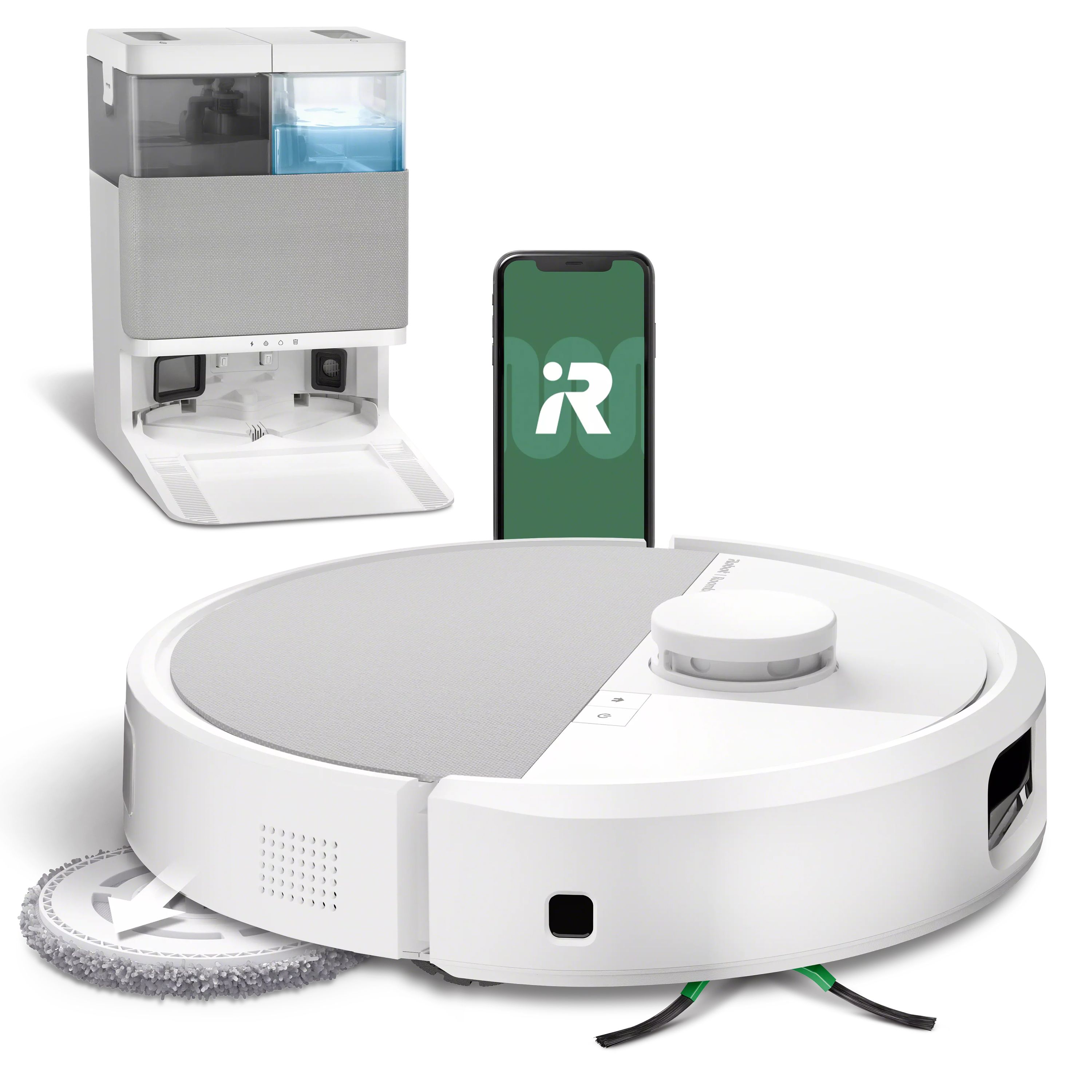 Roomba® 505 Combo Series Robots, White, swatch